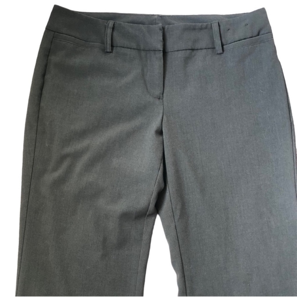 New York & Company Stretch Grey Petite Dress Pants - Picture 2 of 8